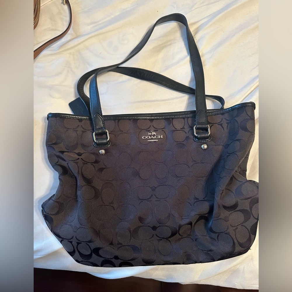 Coach Black Shoulder Bag